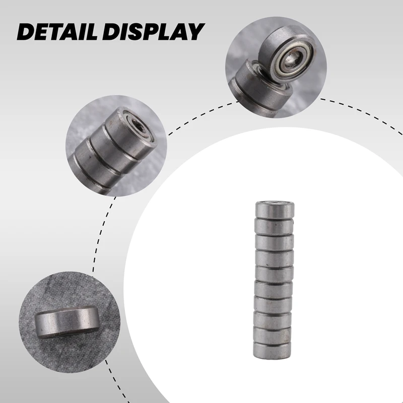 Roulements à billes radiaux miniatures pour voiture RC, matériel d'entraînement, 623ZZ, 3x10x4mm, 10 pièces