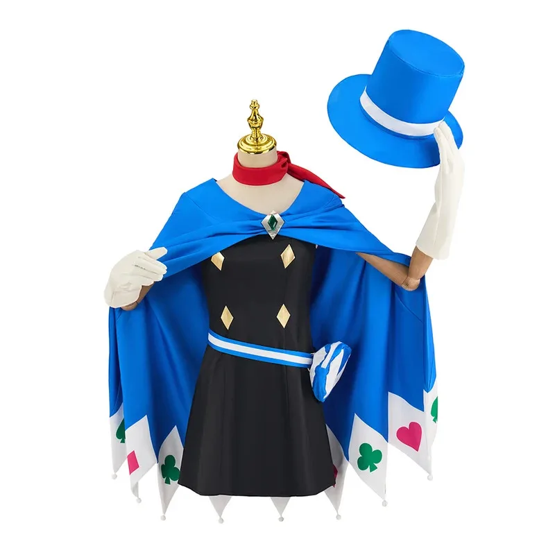 

Unisex Anime Cos Minuki Naruhodou Cosplay Costume Trucy Wright Halloween Uniform Customize