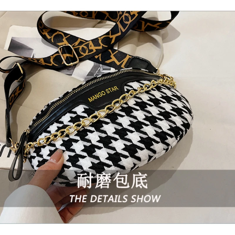 2022 new messenger bag female net red fashion crossbody bag female single shoulder chest bag waist bag small bag female