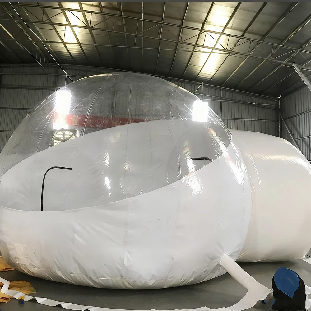 

Custom Four-Season Fiberglass Frame Starry Sky Inflatable Bubble Tent Waterproof Spherical Outdoor Camping Transparent Dome