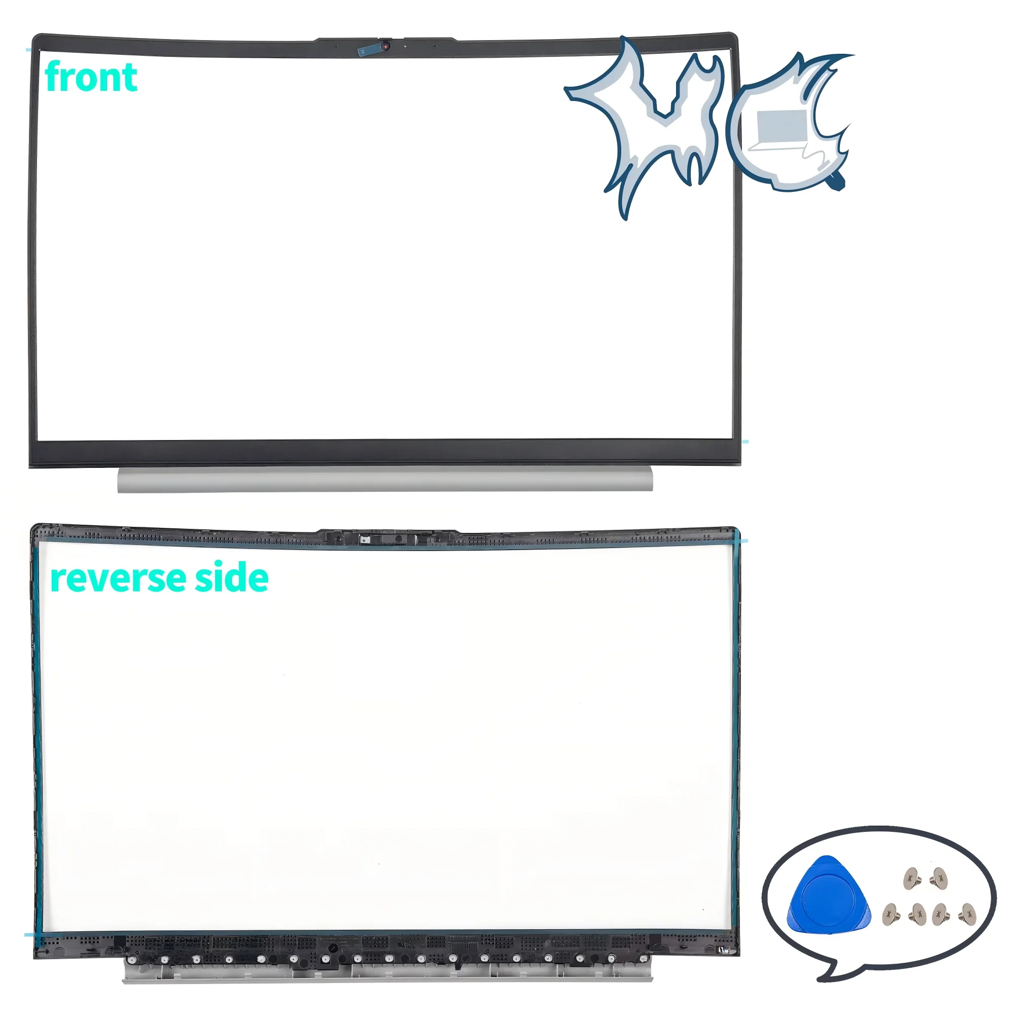Nieuwe Case Voor Ideapad 5 15IIL05 15ITL05 15ARE05 15ALC05 LCD Back Cover Screen Deksel Voorkant Scharnieren Palmsteun Bodem Shell