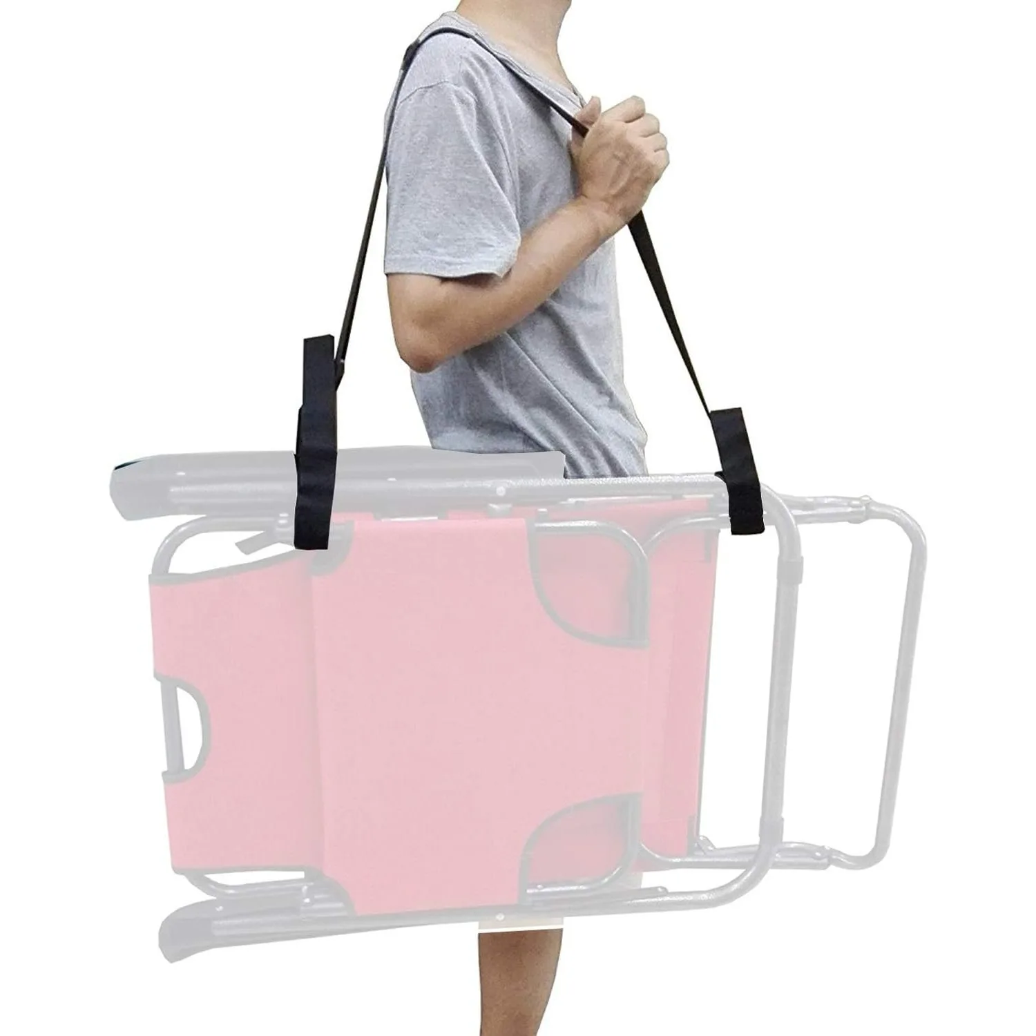 

Carry Strap for Beach chair Folding Chair - (Chair Not Included) - Easy to Use - Easy to Carry-1/PK
