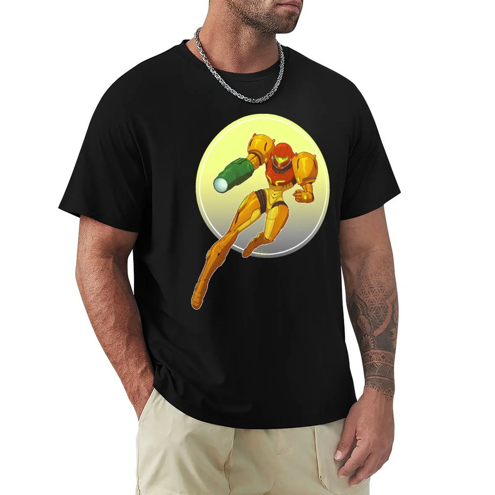 

Samus Aran - Metroid T-Shirt Louboutins kawaii clothes designer shirts mens workout shirts
