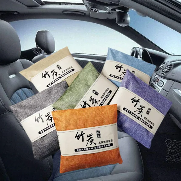 Activated Carbon Bag Car Dehumidification and Deodorization Carbon Bag Korean Linen Air Purification Bamboo Charcoal Bag