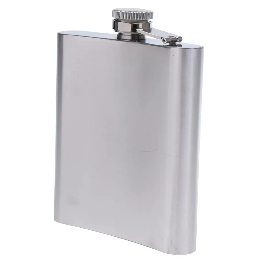 Travel Whiskey Bottle 304 Stainless Steel Hip Flask Mini Flagon Hidden Alcohol for Outdoor Sports