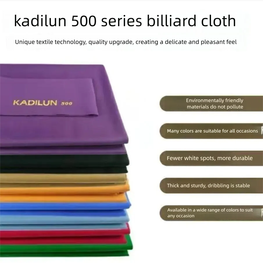 KADILUN 500 1.55m Width 9 FT Fast Speed Billiard Pool Table 9 Feet Cloth Felt