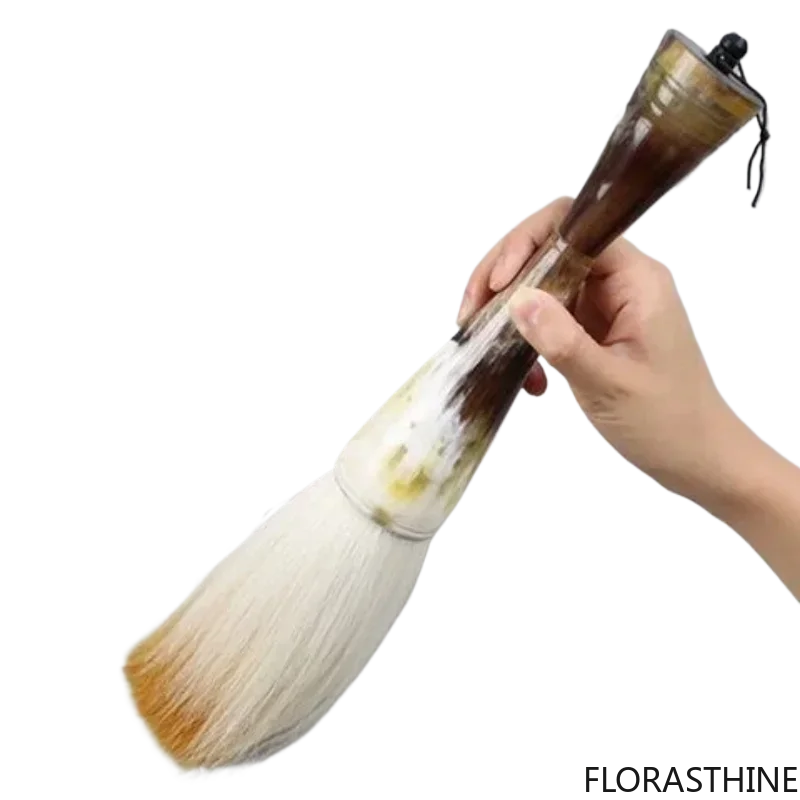 Chinese Brush Handle Extra Large Calligraphy Brush Woolen Mixed Hair Chinese Festival Spring Couplets Writing