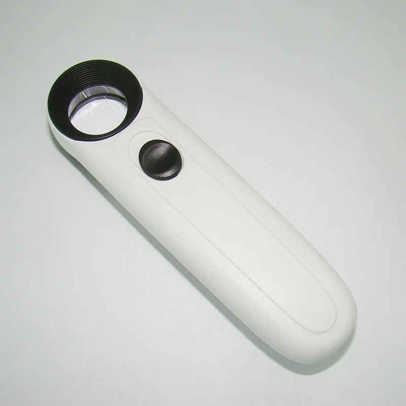 【Hot】40x 3.5mm LED Light Magnifying Glass Loupe Handheld Microscope Magnifier Illuminated lamp For Circuit Boards Hallmarks Jewe