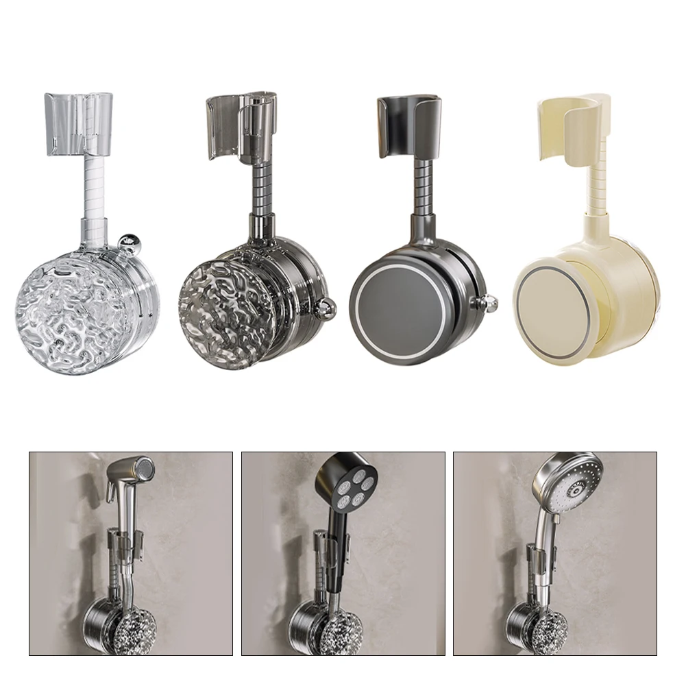 

360 Rotation Holder No Drill Shower Bracket Home Improvement Bathroom Remodeling Customizable Showerhead Position