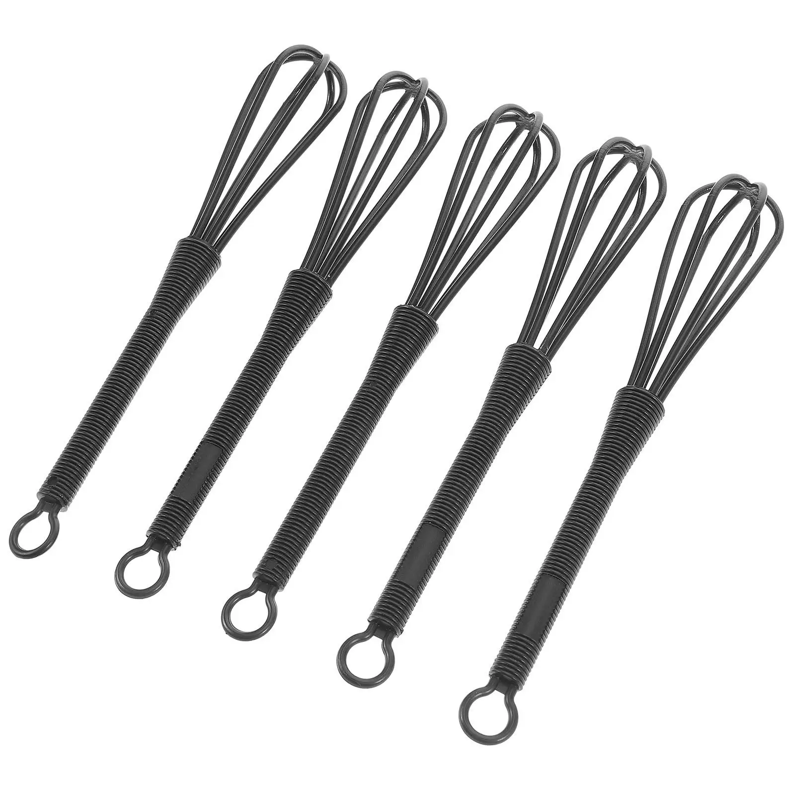 5 Pcs Hair Dye Stir Stick Blender Color Whisks for Salon Mini Paste Plastic Small Cooking