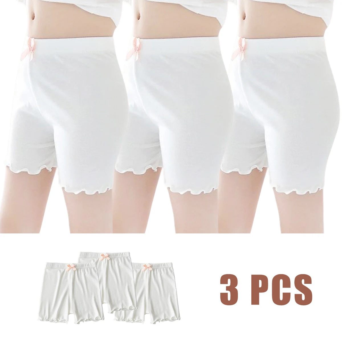 3 PCS baby toddler white leggings girls kids tights Children's anti slip leggings Four season universal Lightweight and comforta