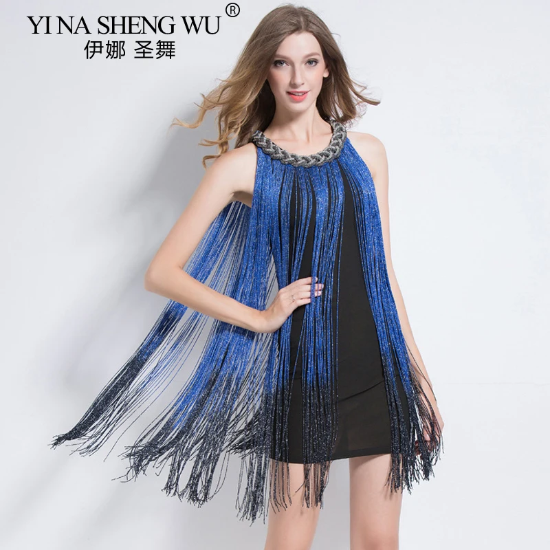 High Quality New Ballroom Dance Dress Fringe Latin Dance Costumes For Women Girls Sexy Salsa Dresses Tassel Latin Dance Skirt