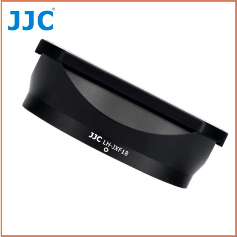 JJC LH-JXF18 Metal Square Lens Hood for Fujifilm XF 18mm F1.4 R LM WR, Aluminum Alloy Sun Shade with Cap Replaces
