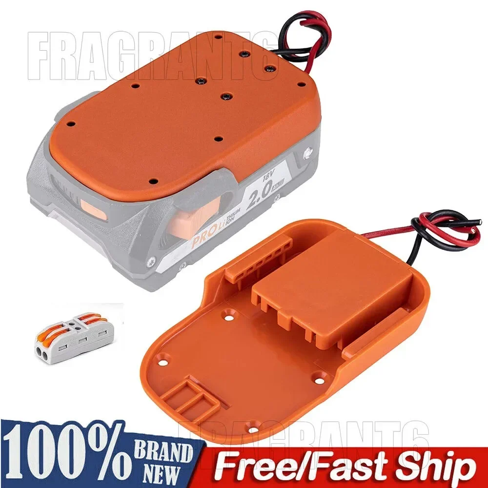 Power Wheel Adapter para Ridgid Li-ion Battery Dock Faça Você Mesmo Conector de Alimentação para rc Car rc Truck Robotics Aeg 18v 12 Gauge