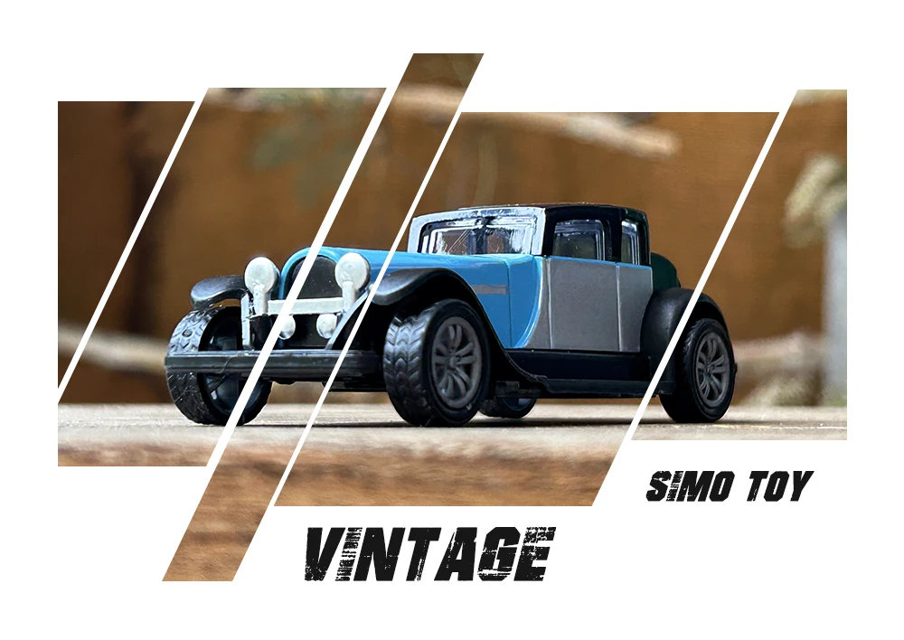 1:43 Legierung Vintage Diecast Auto RollsRoyces Modellauto Klassisches Zurückziehen Automodell Miniaturfahrzeug Replik Geschenk für Kinder Erwachsene – Detail 2