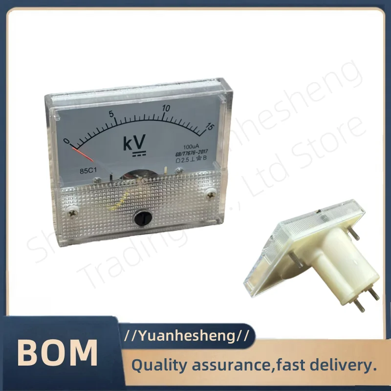 1PCS/85C1-100KV Pointer-type AC ammeter 5KV 10KV 15KV 20KV 30KV 50KV