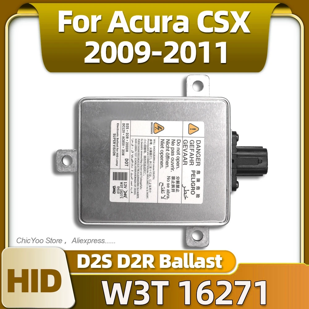 

W3T16271 Xenon Module Headlight D2S D2R HID Ballast Control Unit 33119TA0003 For Acura CSX 2009 2010 2011