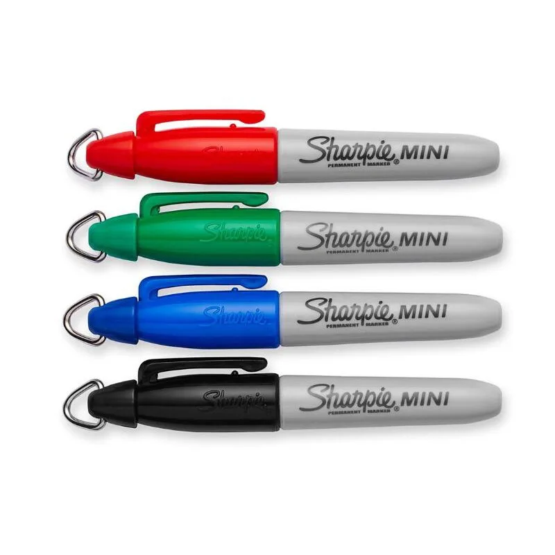 Sharpie 1781885 Mini Marking Pen 9cm Ultra Short Golf Bag Marking Pen with Hook Creative Marking Pen Oil Waterproof