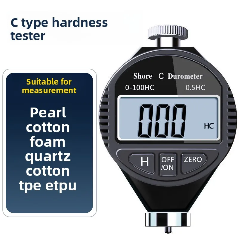 Shore Hardness tester hardometer Soft rubber leather paraffin rubber roll foam pearl cotton TPE glass plastic acrylic ABS