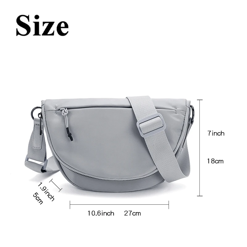 Crossbody Bag Sling Crescent Bag Women Father Day Trendy Small Shoulder Bag Purse Commuting Bag Casual Handbag Adjustable Strap