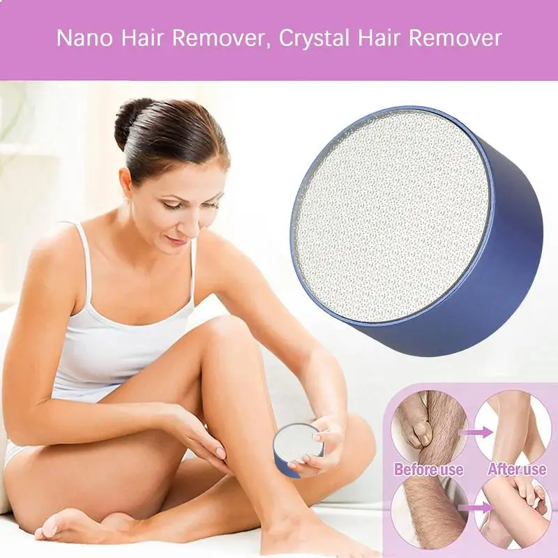 

Crystal Physical Hair Removal Eraser Painless Nano Crystal Epilator Man Women Hair Remove Erase Body Beauty Depilation Tool