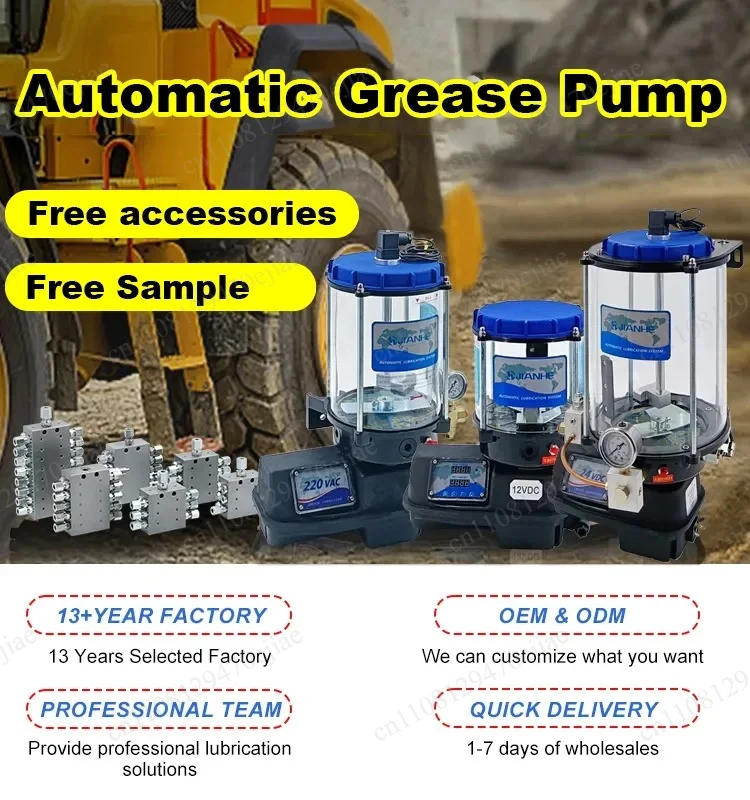 Automatic Electric Grease Pump Central Lubrication System for Machine Auto Oil Pump
