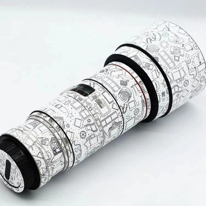 Lens Sticker Skin For Canon RF70-200 F2.8 RF 70-200mm F4 RF100-500 F4.5-7.1 USM RF135 F1.8 RF 135mm Coat Wrap Protective Film