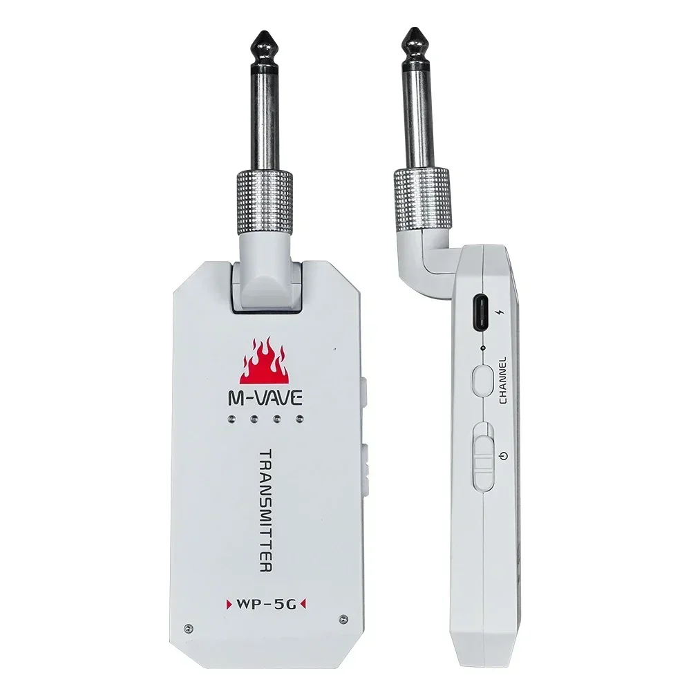 M-VAVE 5.8G Draadloos Gitaarsysteem Oplaadbare WP-5G Draadloze Audio Zender Ontvanger Guitarra Versterker Accessoires