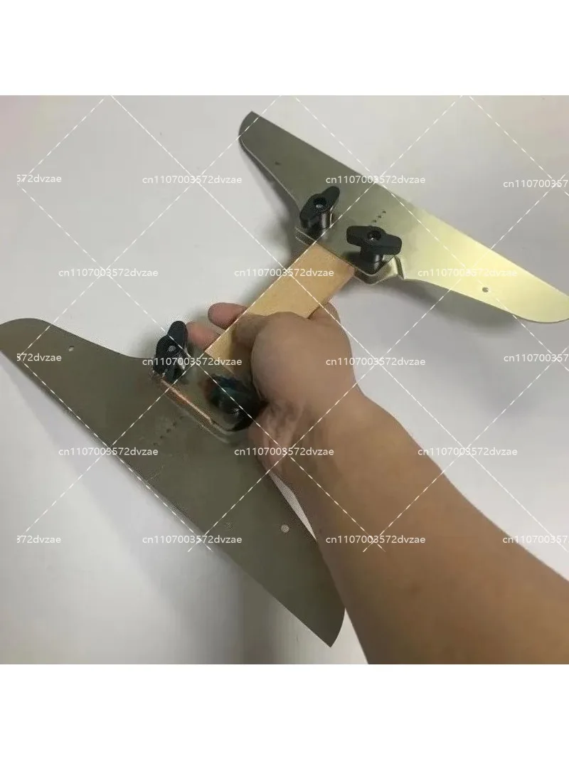 

Stair measuring ruler, home decoration tool, tool with wooden block Stair Tread Gauge