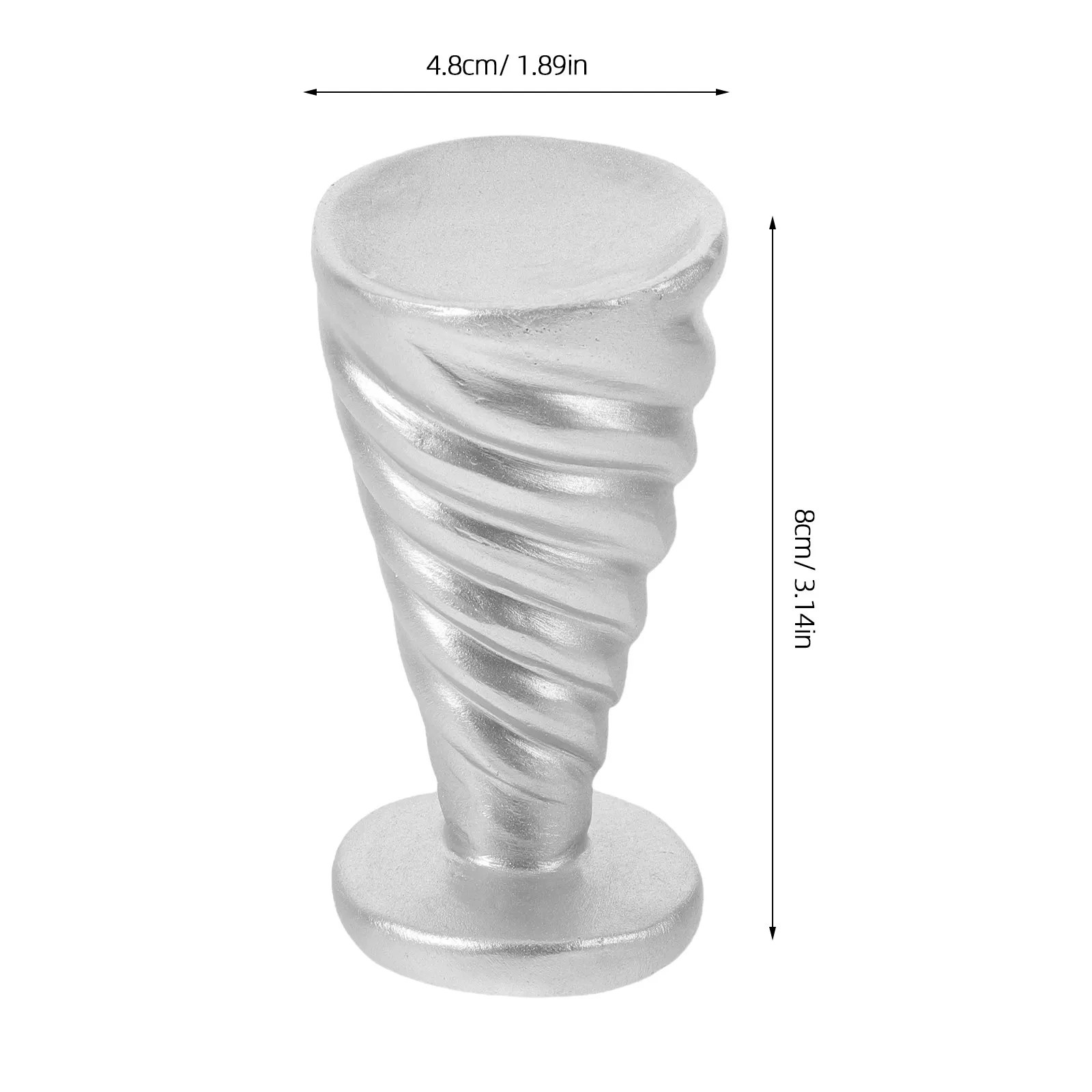 Miniature Tornado Resin Statue Realistic Detailed Micro-Landscape Ornament for Sand Tray Therapy Emotional Expression Sand Table