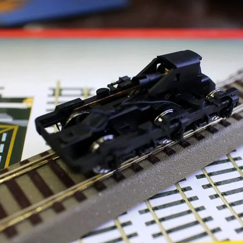 

HO Scale 1:87 Undercarriage Bogie Model Container Railway Layout Accessories Electric Train Parts Chassis DIY Diorama Landscape