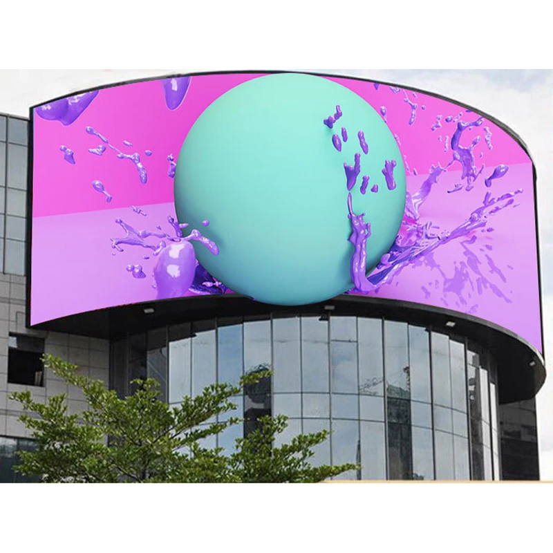 Outdoor High Refresh Fixed SMD P2 P2.5 P3 P4 P5 P6P8P10 Waterproof Giant LED Display Advertising 3D Digital Billboard LED Screen