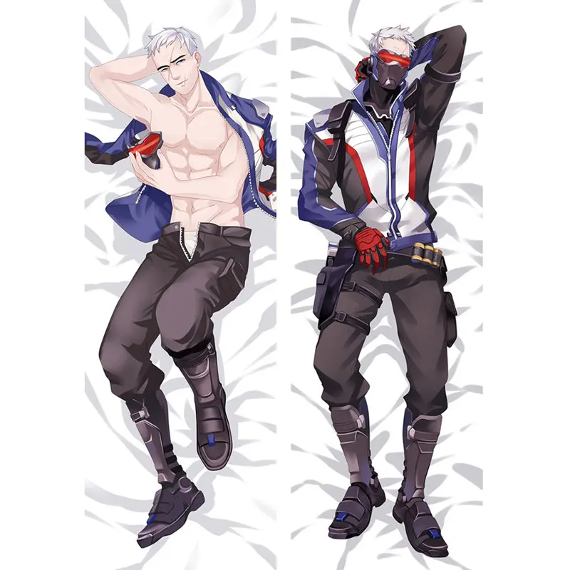 

Anime Overwatches Sexy Pillow Covers OW Genji Reaper Pillowcase 3D Double-sided Bedding Hugging Body Customize Gifts