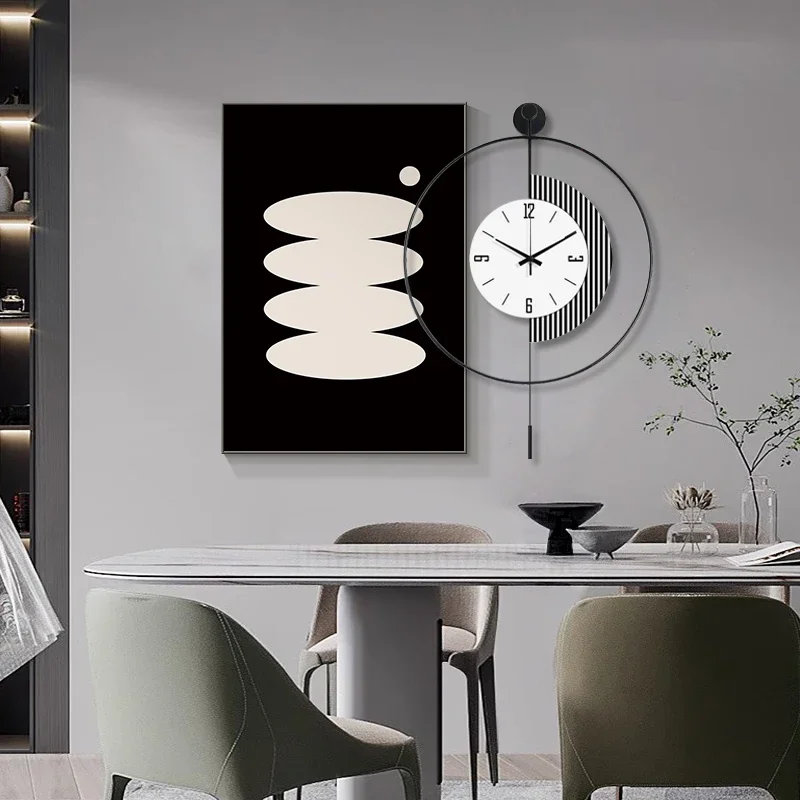 Classic Style Aesthetic Wall Watch Kitchen Bedrooms Round Korean Wall Clocks Interior Orologio Da Parete Ornaments Home Decor