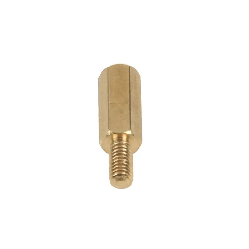 ABUH-250 Pcs M3 Male X M3 Female 11Mm Length Brass Screw Thread PCB Stand-Off Spacers