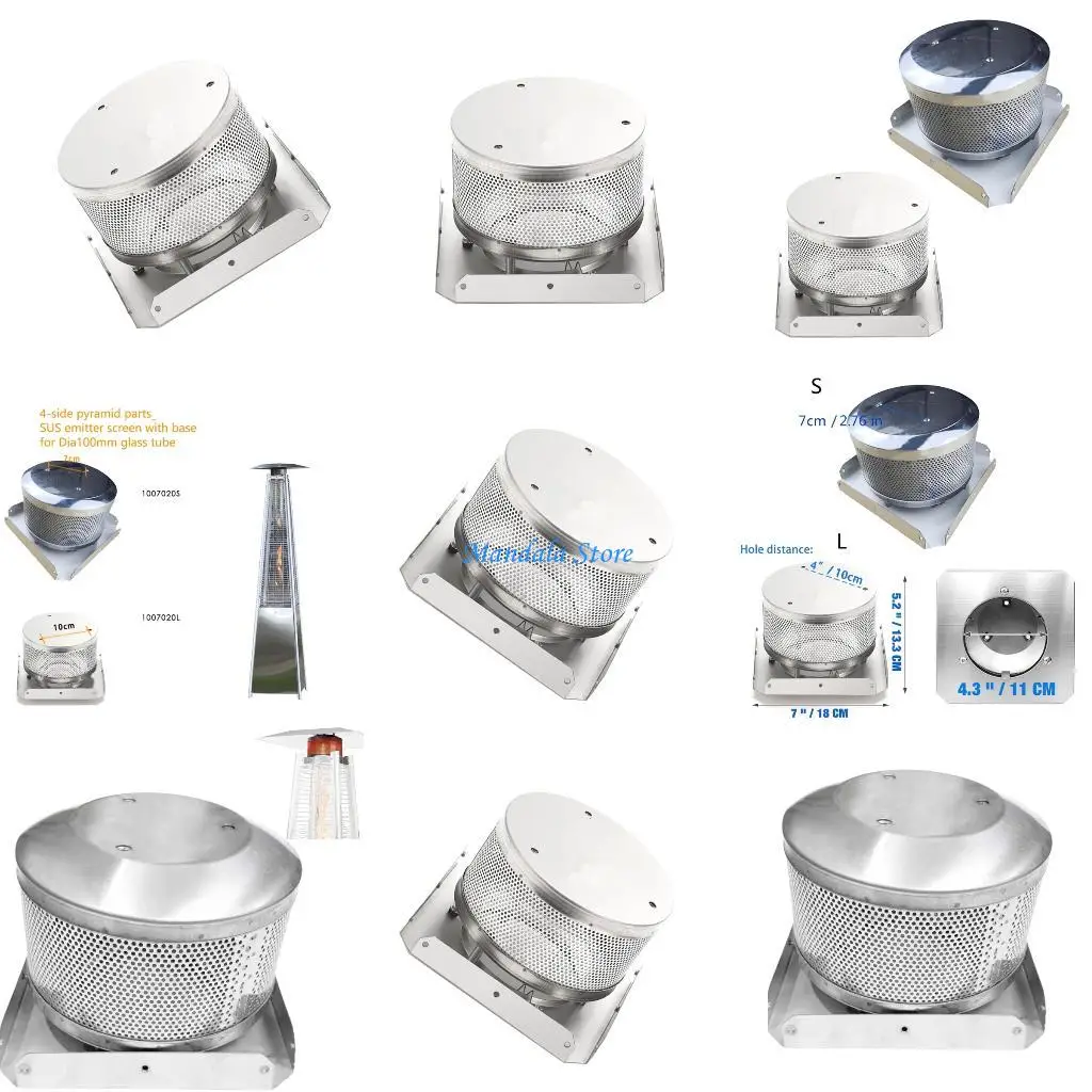 

U2JC Easy Install Pyramid Burners Grate Accessories Reflectors Covers