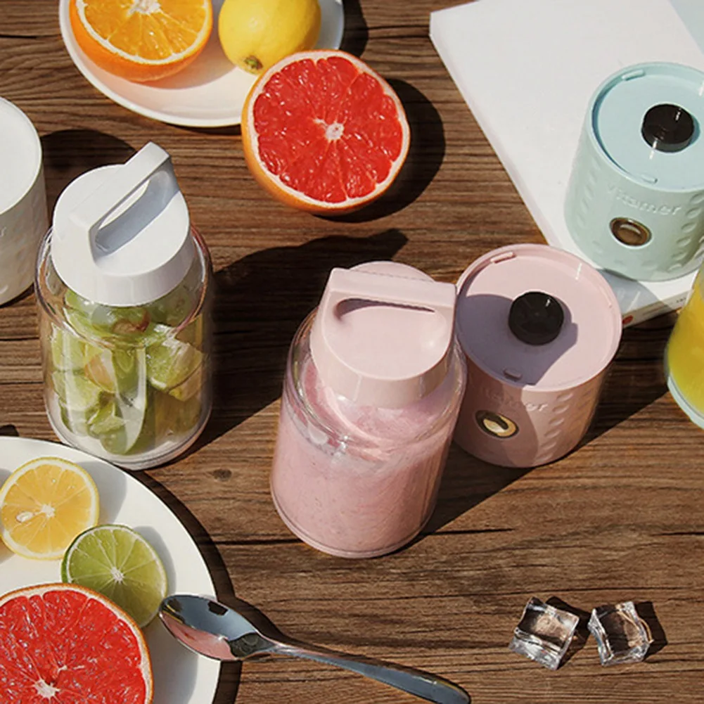 500ML 4000MAh przenośny blender do smoothie Mini mikser USB elektryczna sokowirówka ładowanie Vitamer sokowirówka