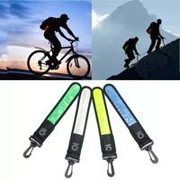 Bag Pendant LED Light Sports Safety Armband Strap Light Reflective Lighting Pendant Reflective Belt Strap Reflective Decor