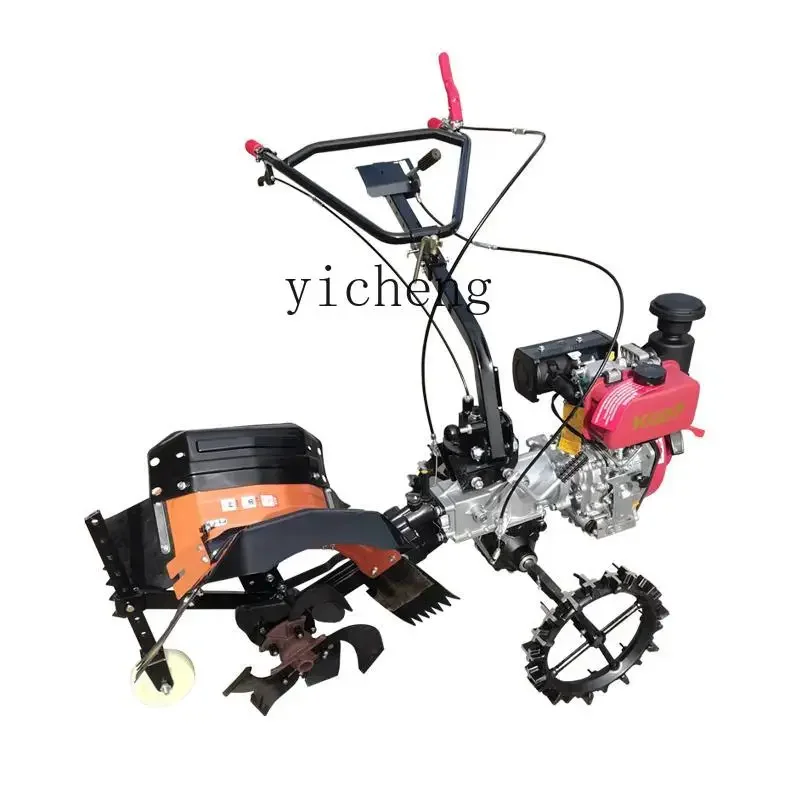 

TQH small agricultural trencher fertilization backfill orchard mountain hills rotary tillage loosening soil weeding soil