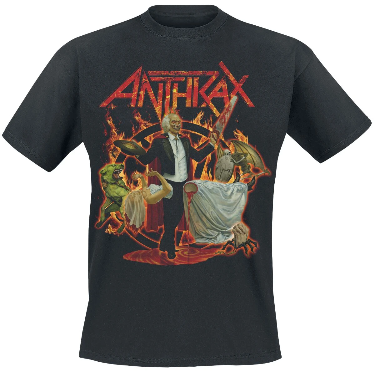 Fit Anthrax Graphic Cotton Band T-shirt Unisex Summer Short Sleeve Fashion Brand Tee Luxury Casual Vintage Tees