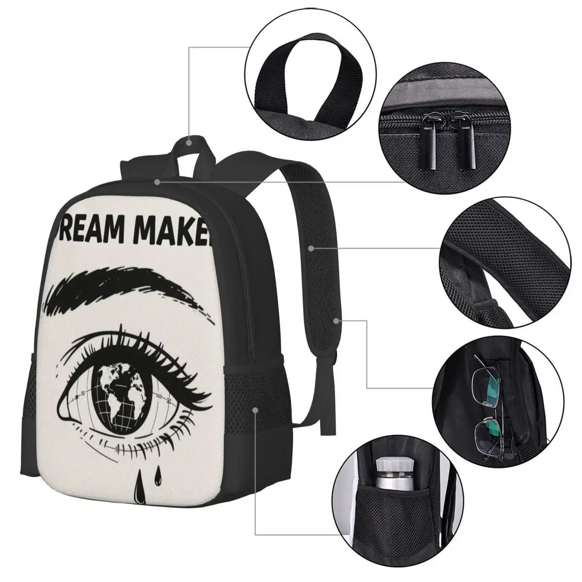 Dream Maker Printed Boys and Girls, Children's Backpacks, Laptops, Shoulder Bags