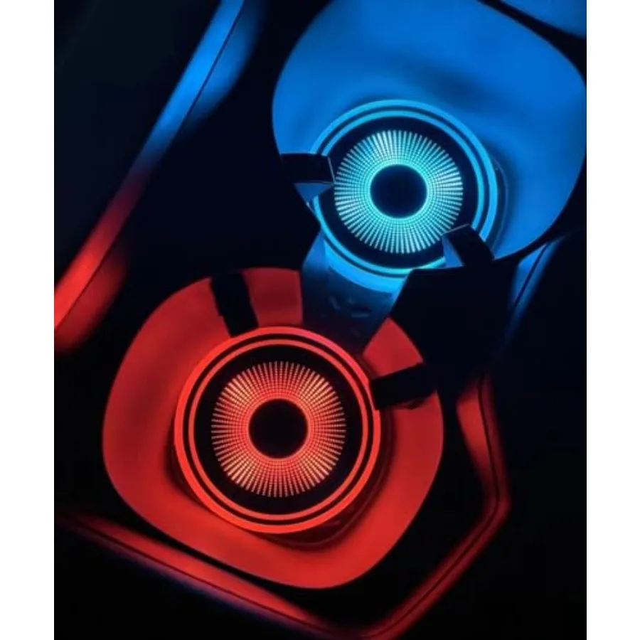 

В наличии: 2 шт. перезаряжаемых светодиодных подставок-салфеток для автомобильных подстаканников с датчиком LDR и акселерометром, универсальные, 2,7 дюйма