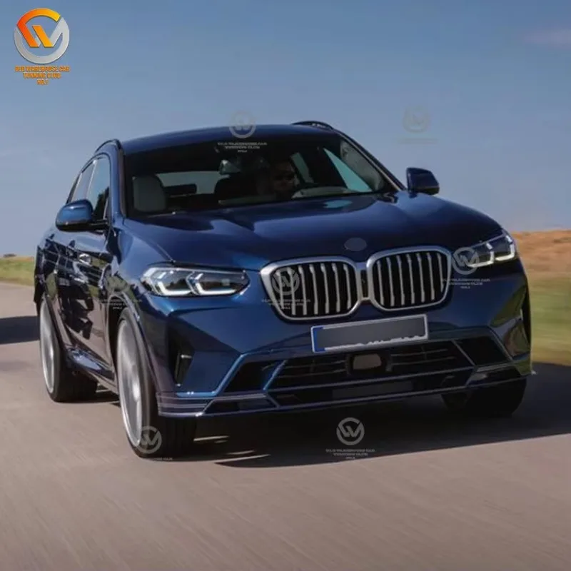 2018-2020 for BMW X3 G01 X4 G02 M Sport Front Bumper Lip Glossy Black ABS New Condition
