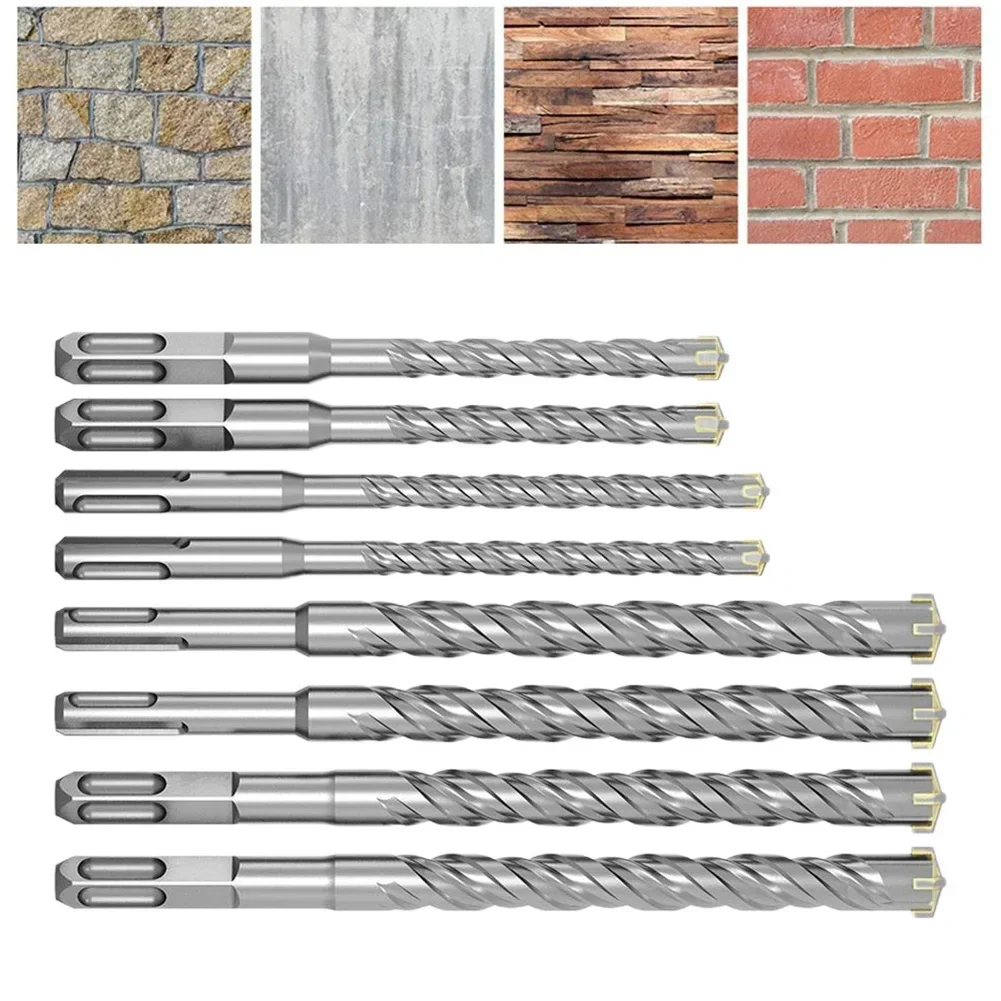 

Drill Bit Tungsten Steel Alloy Cross Drill Bit Electric Hammer Drillling Bits For Concrete Rock Stone Power Tools