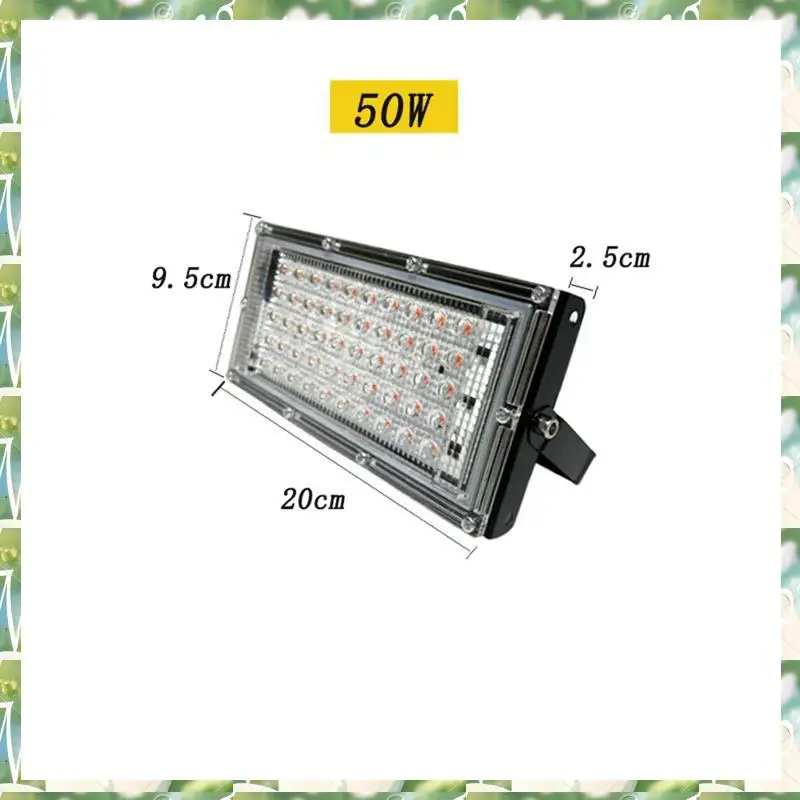 FIZP Phytolamp Bereiklamp Buitenschijnwerper voor planten Tent Bloemzaaien 200W EU-stekker