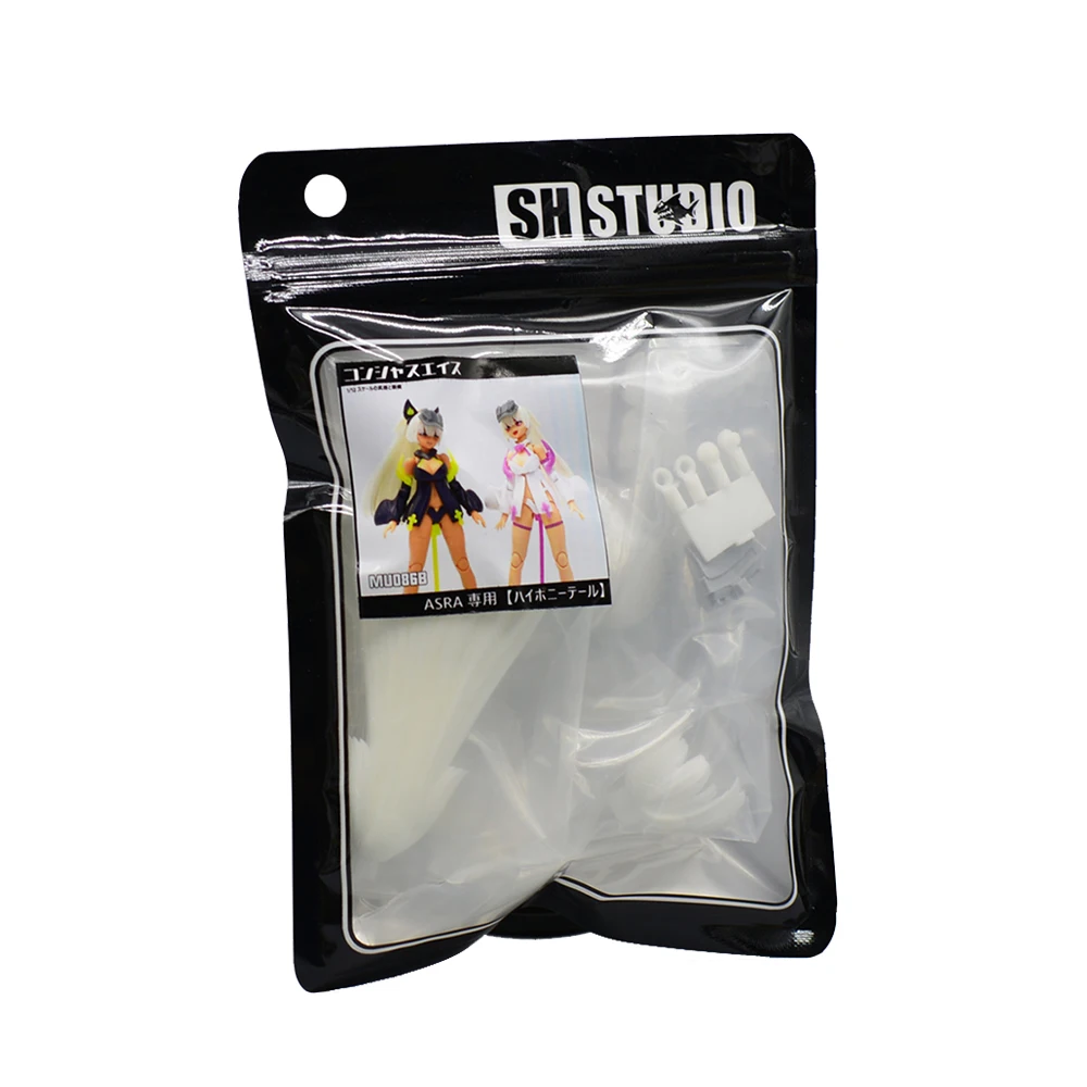 

SH Machine Girl Goddess Device 1/12 ASRA Long Hair Hairstyle MU086B Resin GK Modification Accessory Model