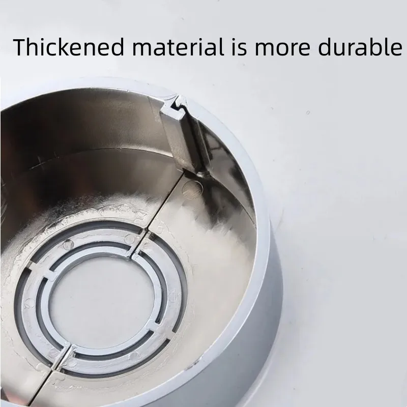 ABS Plating Faucet Decorative Cover Heighten Valve Wall Caps Water Tap Connector Panel Kitchen Bathroom Shower Faucet Fittings