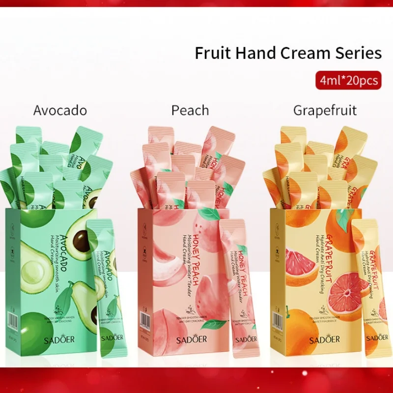 Crema de manos hidratante y humectante Honey Peach, barra hidratante portátil, crema de manos, crema facial, crema corporal, adecuada como souvenir y regalo