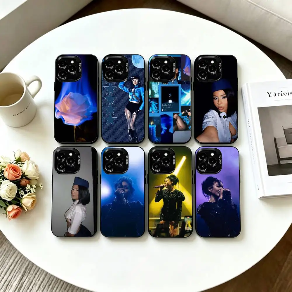 

M-Mariah The Scientist Burning Blue PhoneCase For iPhone 17,16,15,14,13,12,11 Plus,Pro Max,XS,Colored Silver Plated Inside Cover