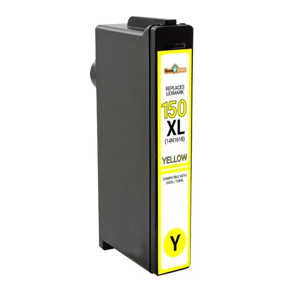 Cartouche d'encre jaune # 150XL 150 XL pour Lexmark S Series S315 S415